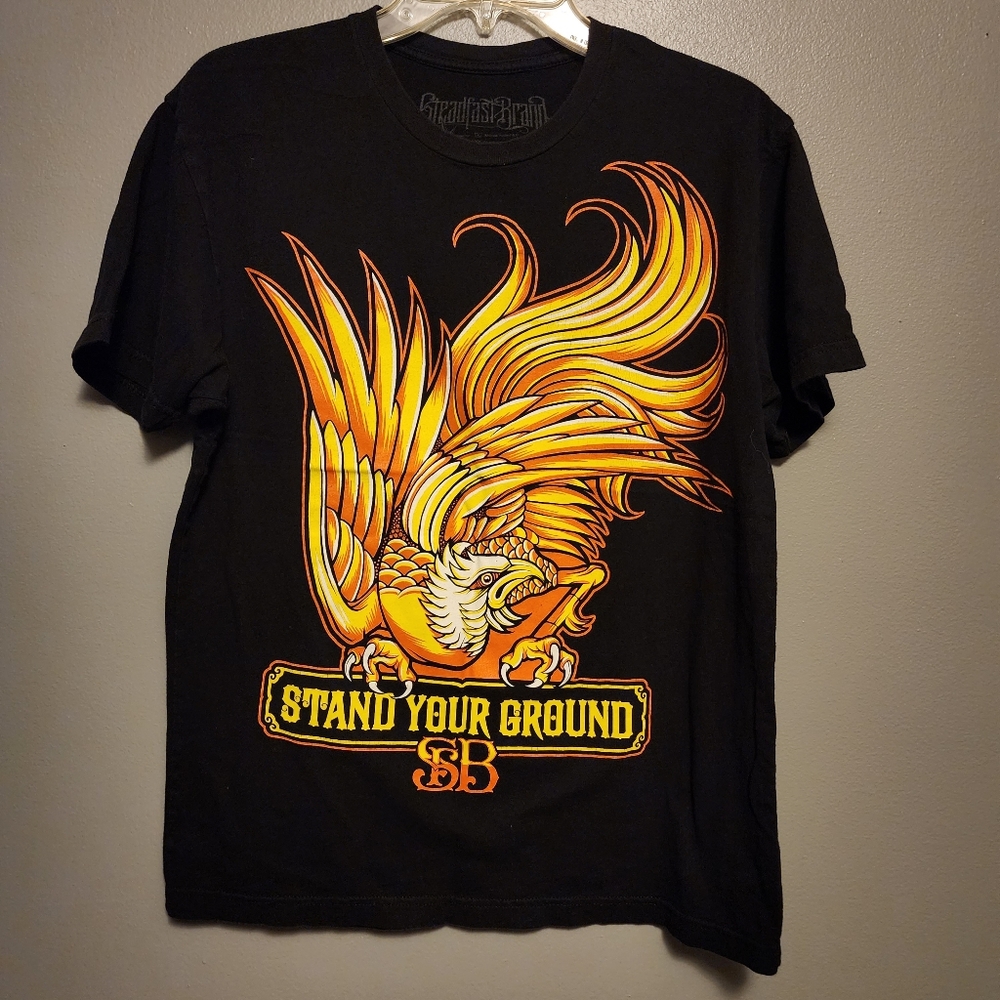 Steadfast Brand Phoenix graphic t-shirt size medium